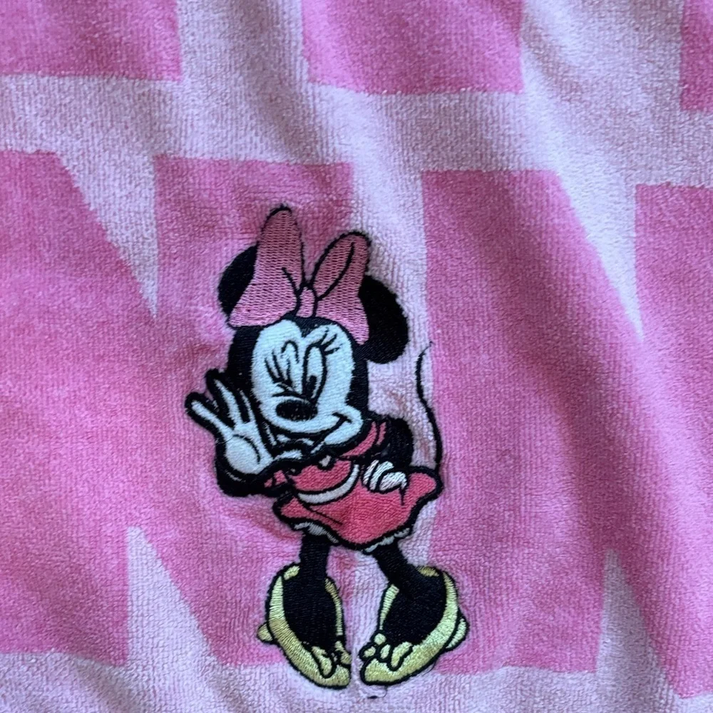 Pink Minnie Mouse Beach Towel